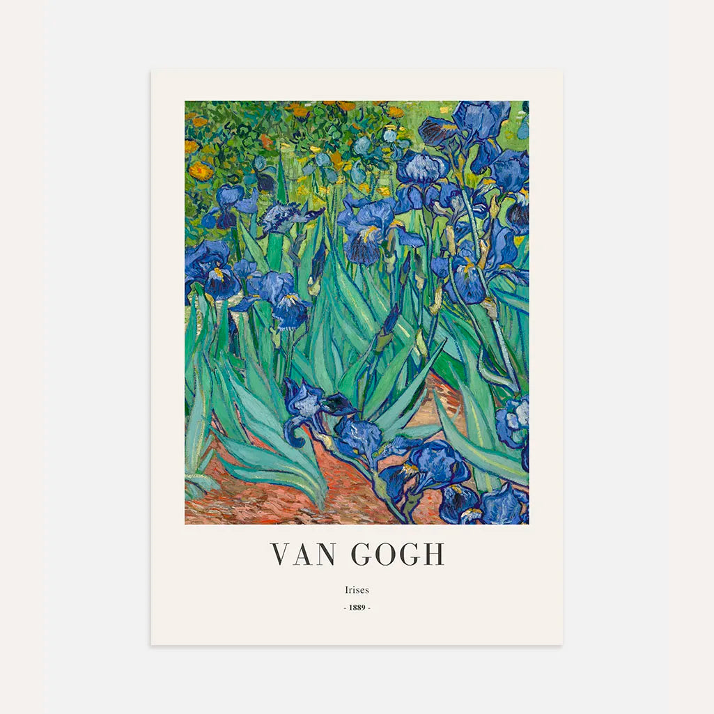 Vincent van Gogh – Irissen Poster