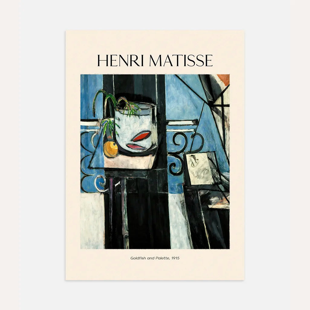 Henri Matisse Poster – Goudvissen en palet