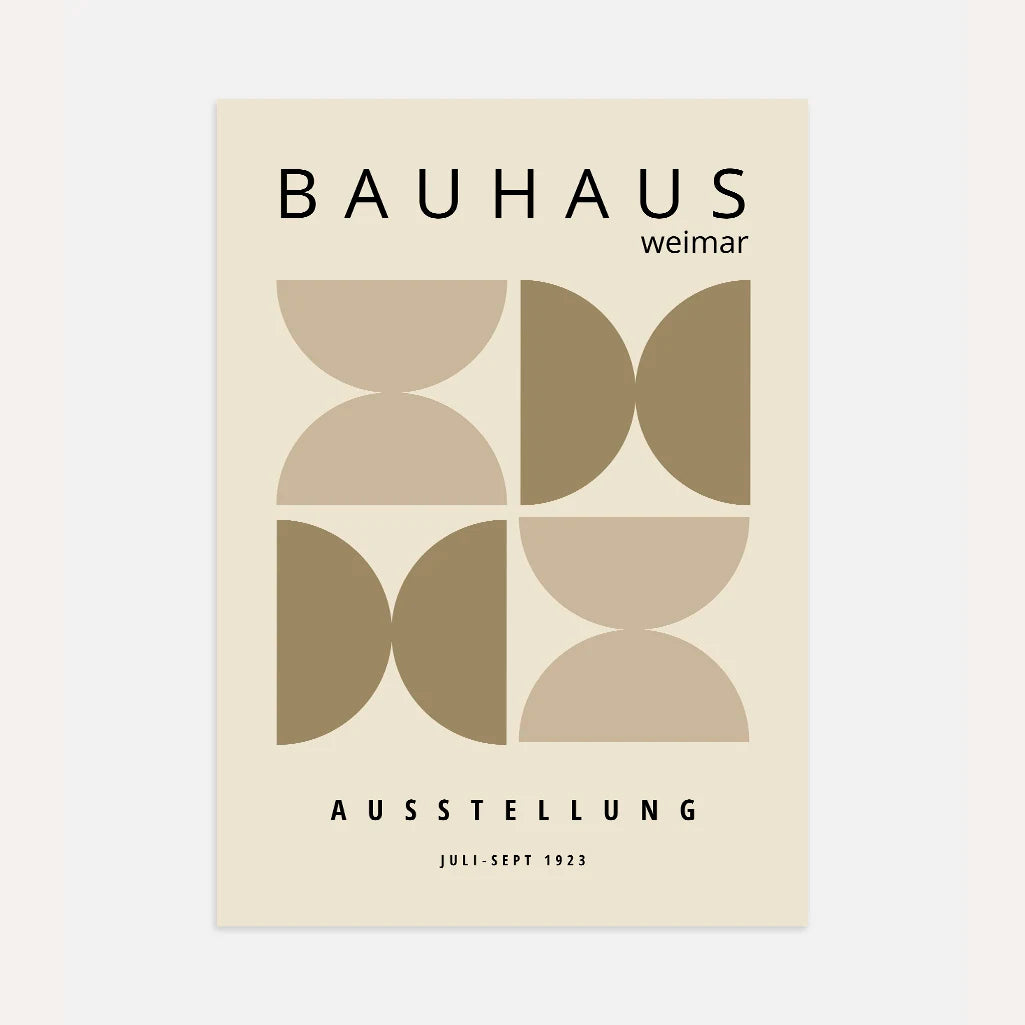 Bauhaus Zandloper Poster