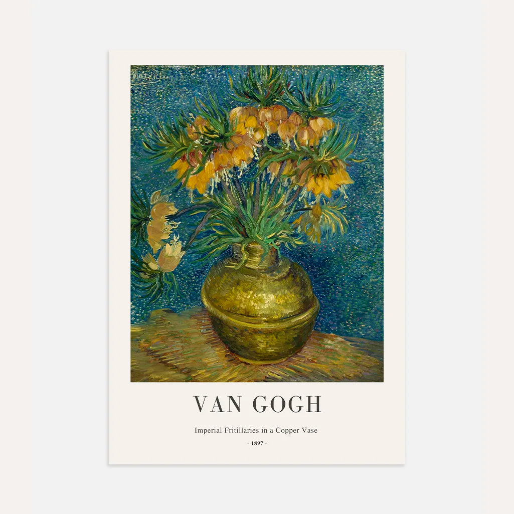 Vincent van Gogh Poster – Keizerskroon in koperen vaas