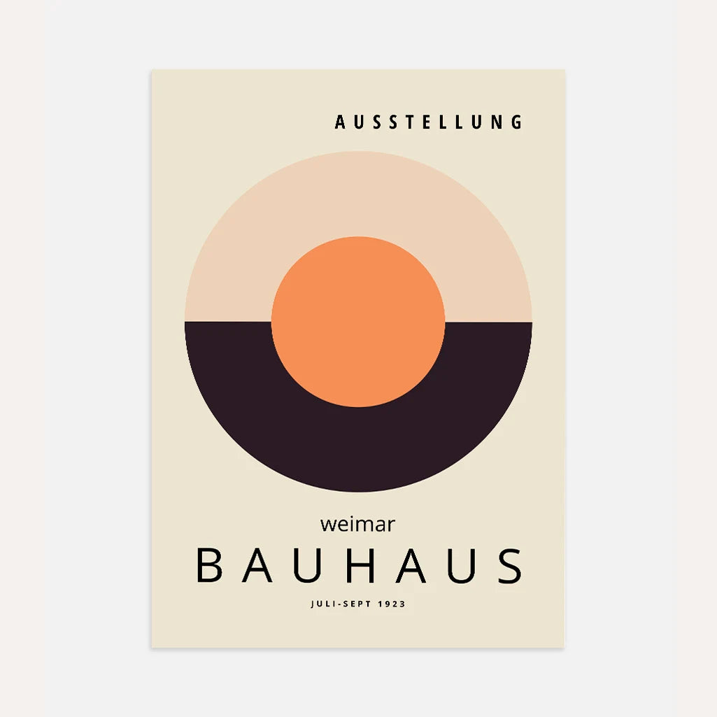 Bauhaus Cirkel Harmonie Poster