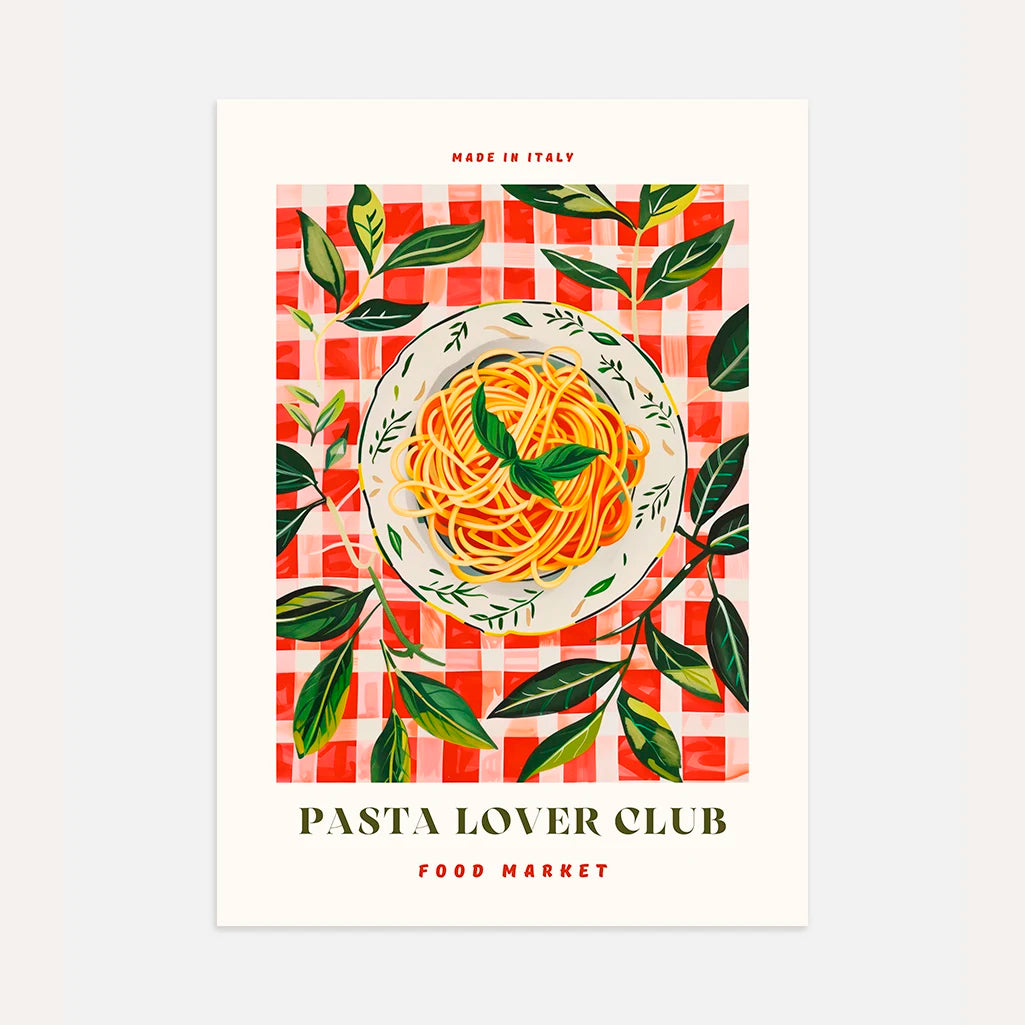 Italiaans Pasta Poster