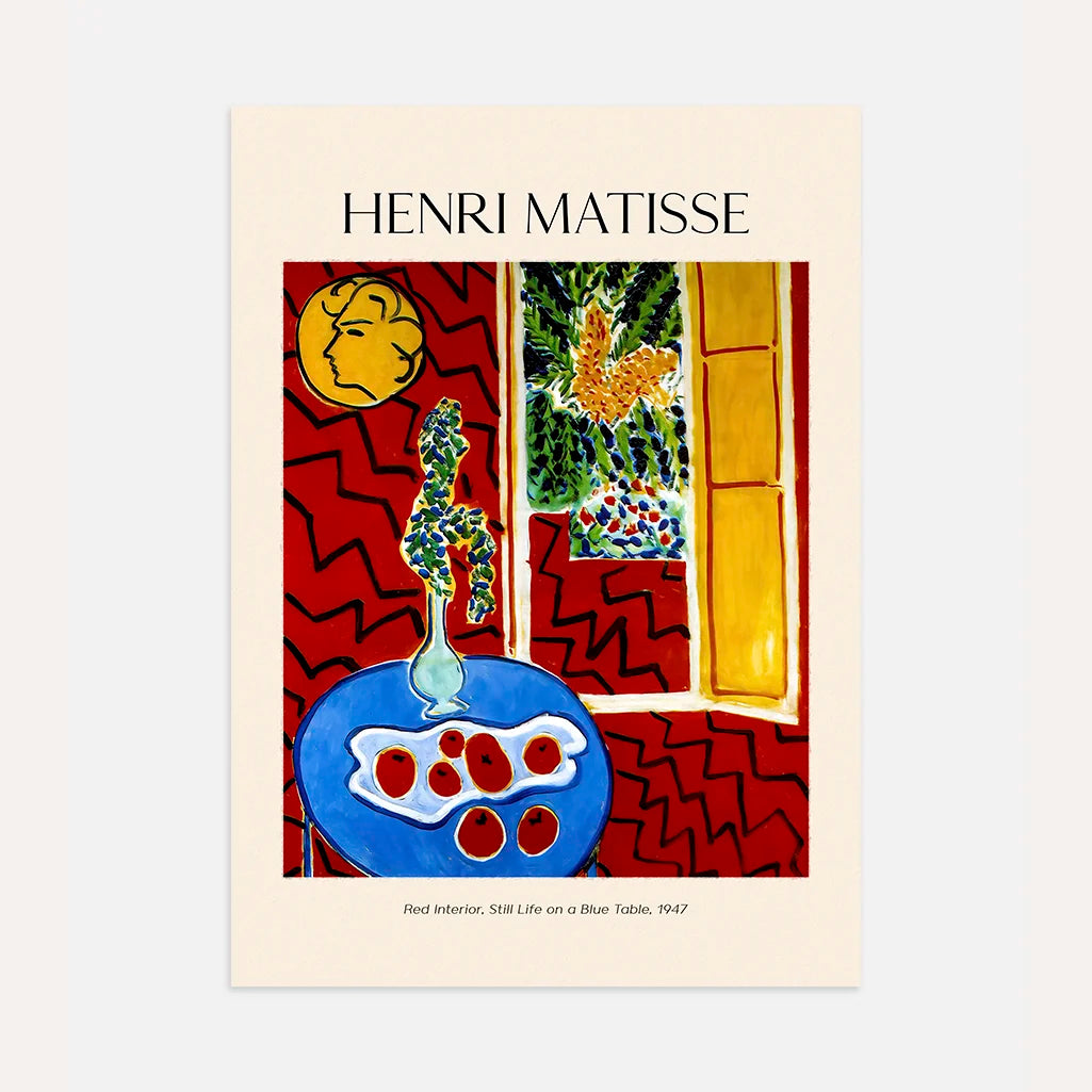 Henri Matisse Poster – Rood interieur