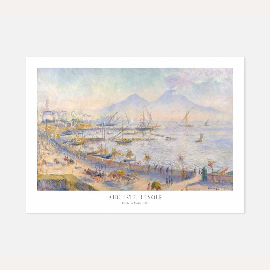 Auguste Renoir – Baai van Napels Poster