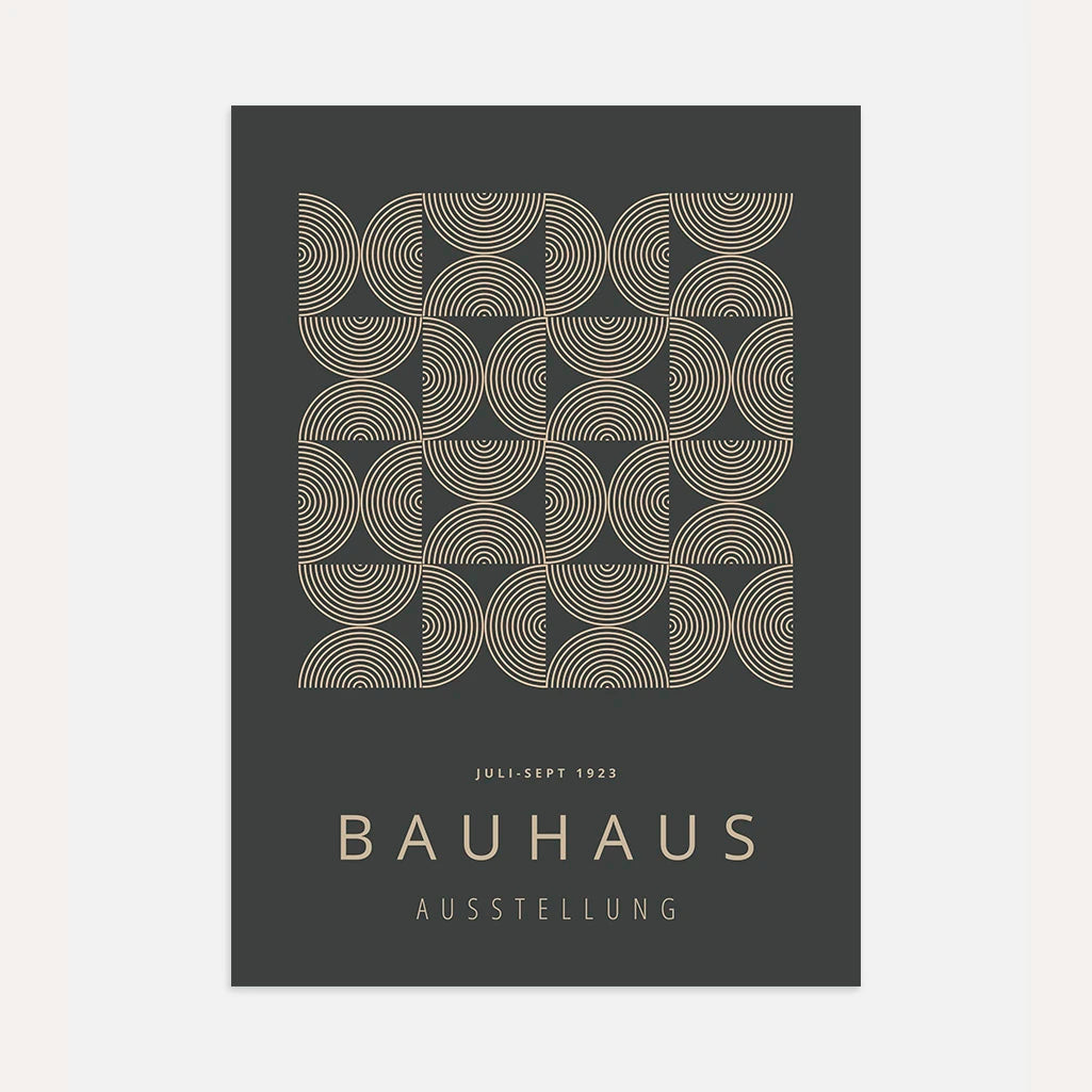 Bauhaus Lijnen Poster