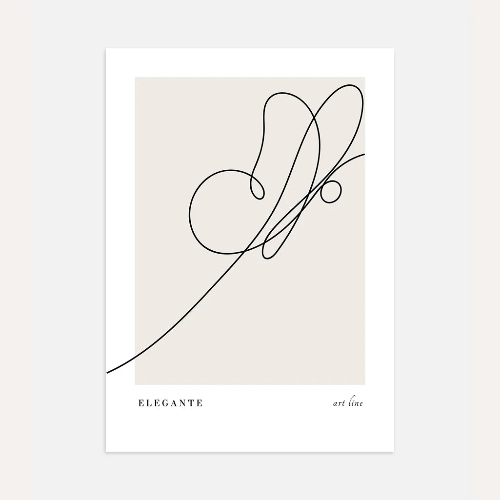 Poster – Elegante vlinder