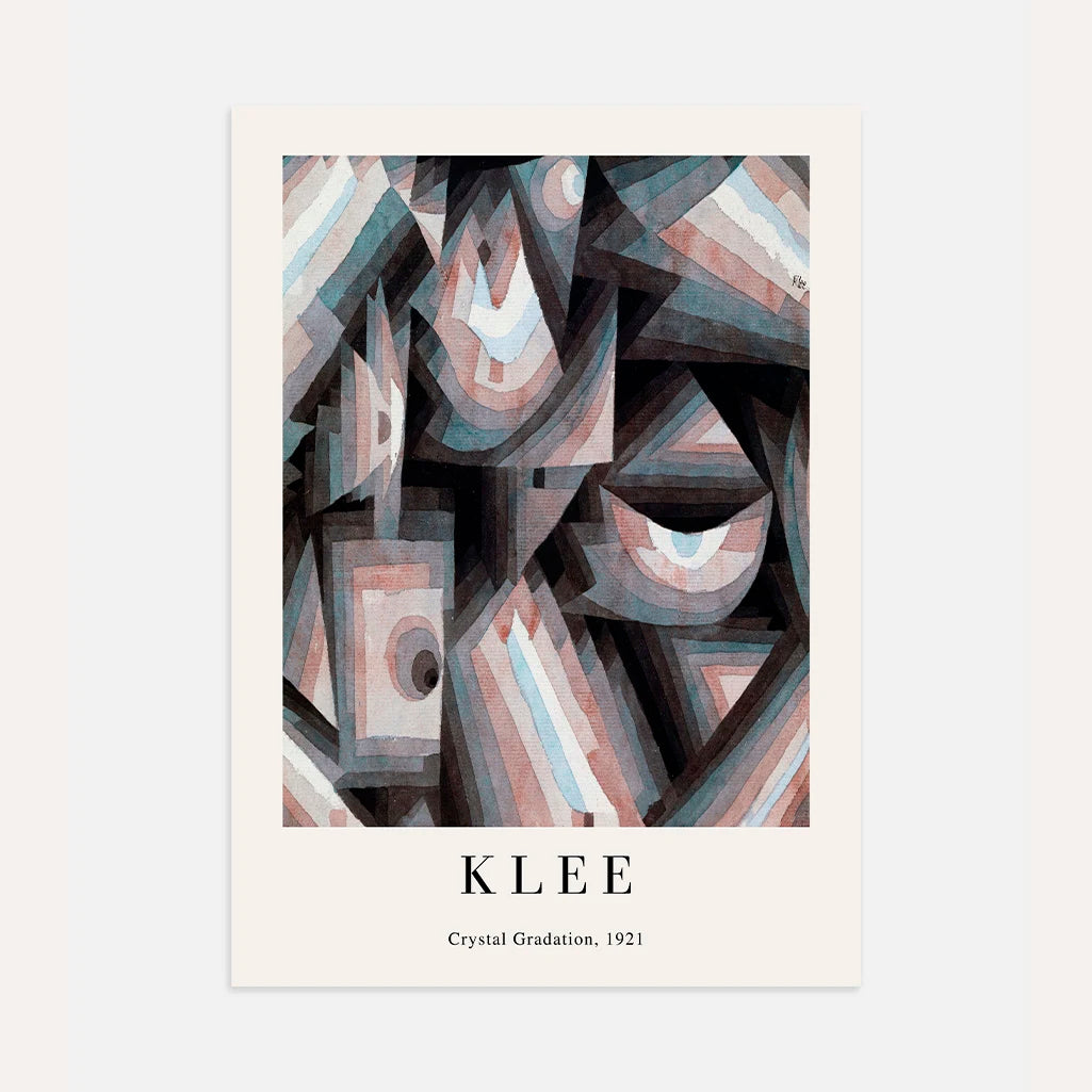 Paul Klee Poster – Kristalgradatie