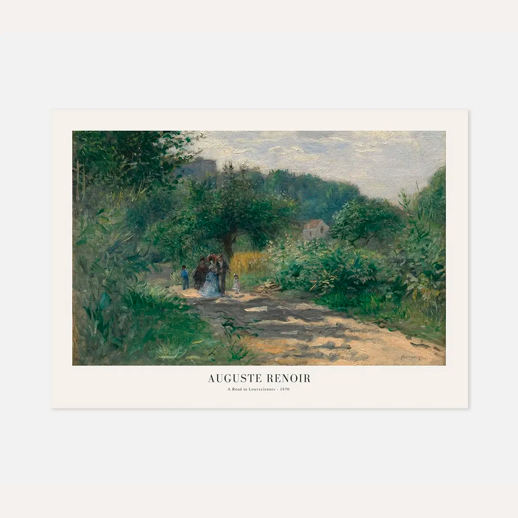 Auguste Renoir – Weg in Louveciennes Poster