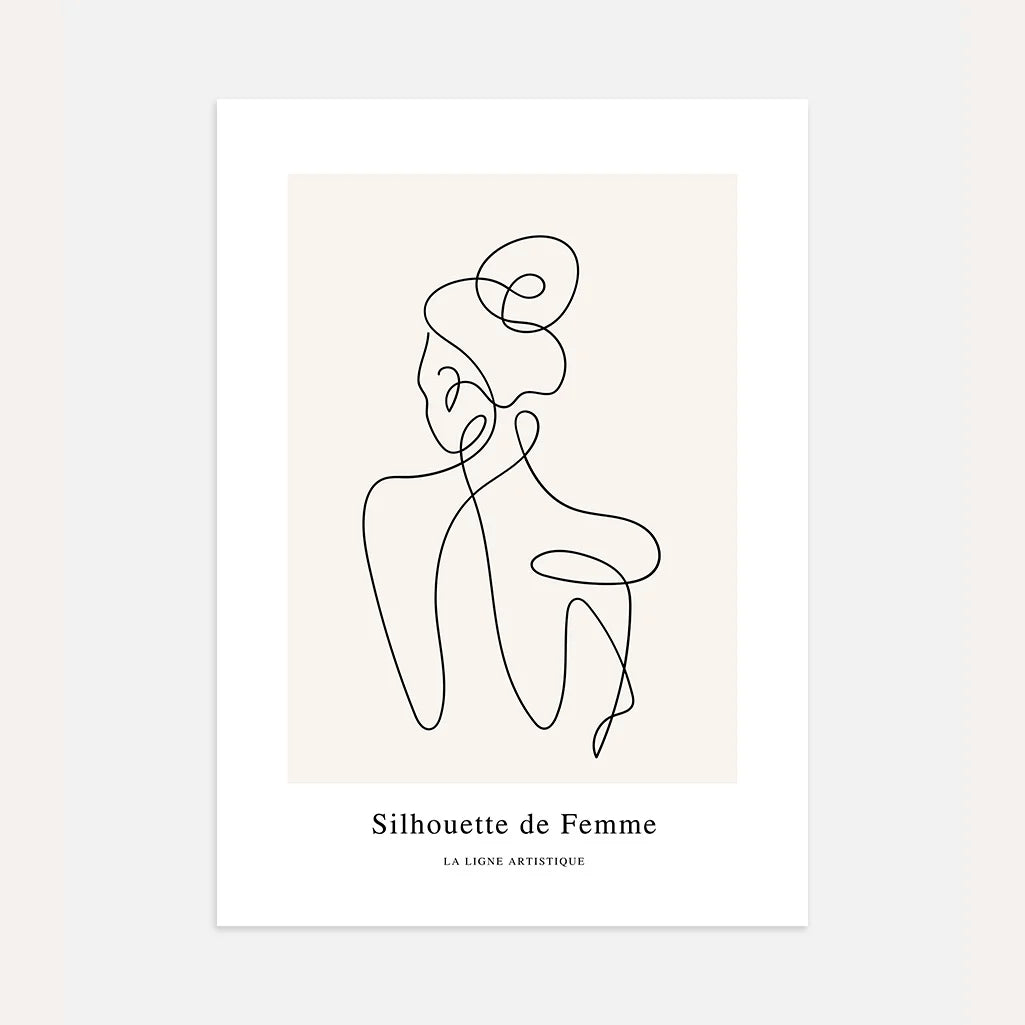 Poster – Subtiele vrouw