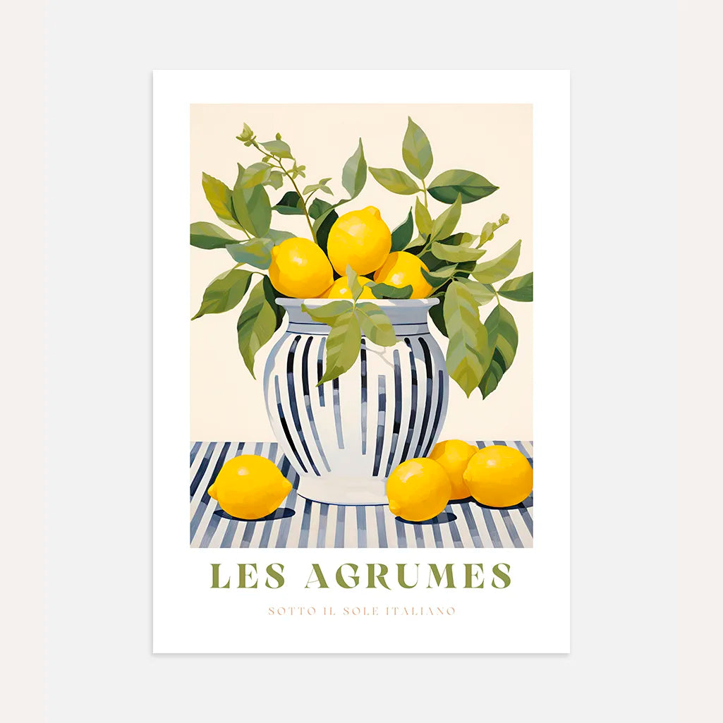 Citroenvaas Poster
