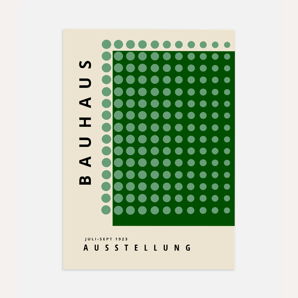 Bauhaus Groen Balans Poster