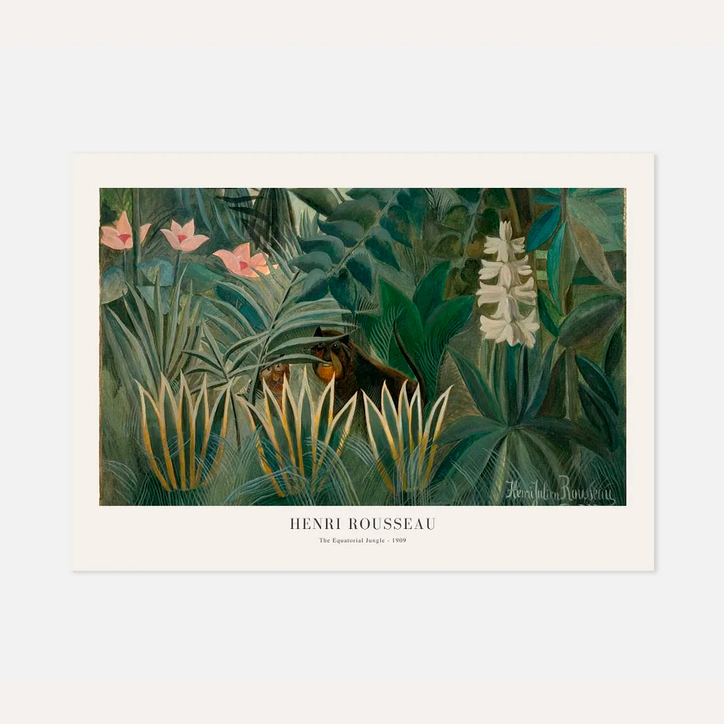 Henri Rousseau Equatorial Jungle Poster