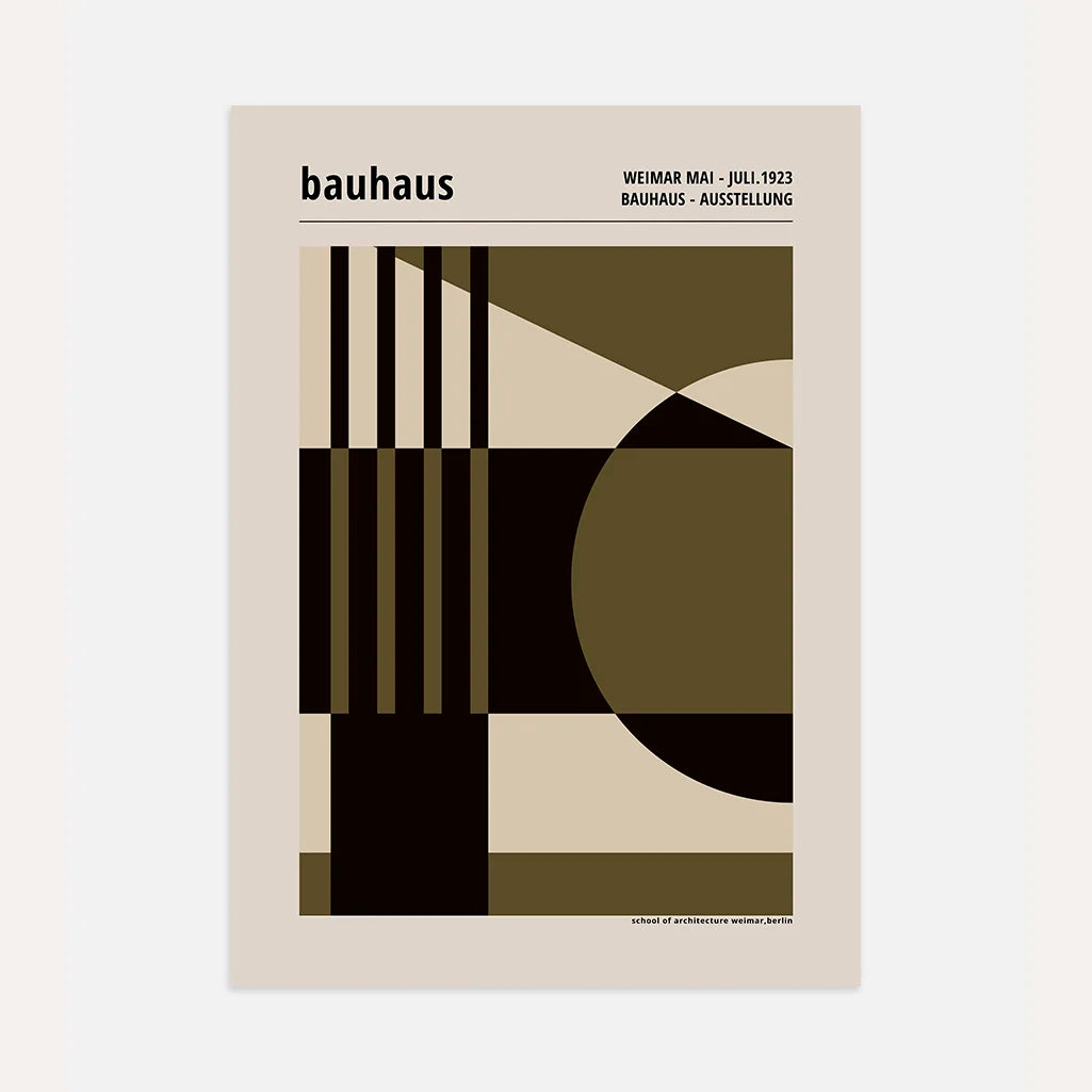 Bauhaus Architectonische Vorm Poster