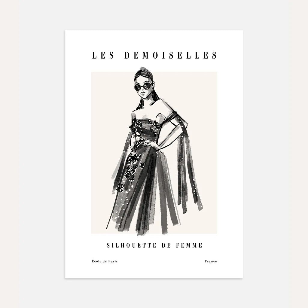Poster – Parijse dame