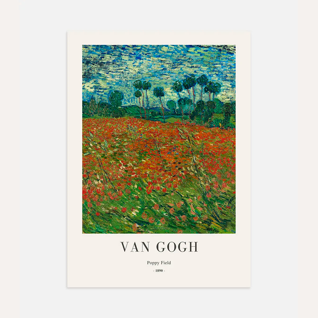 Vincent van Gogh Poster – Klaprozenveld