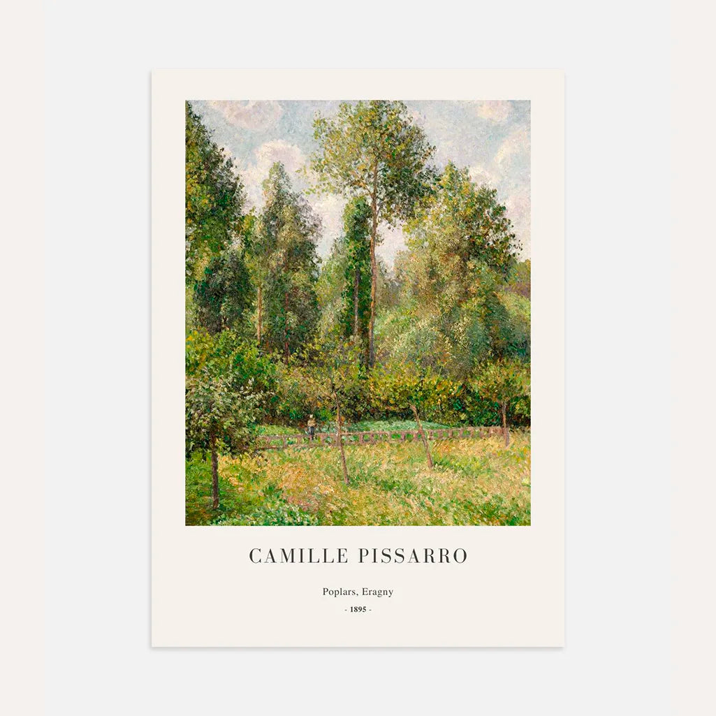 Camille Pissarro – Populieren in Éragny Poster