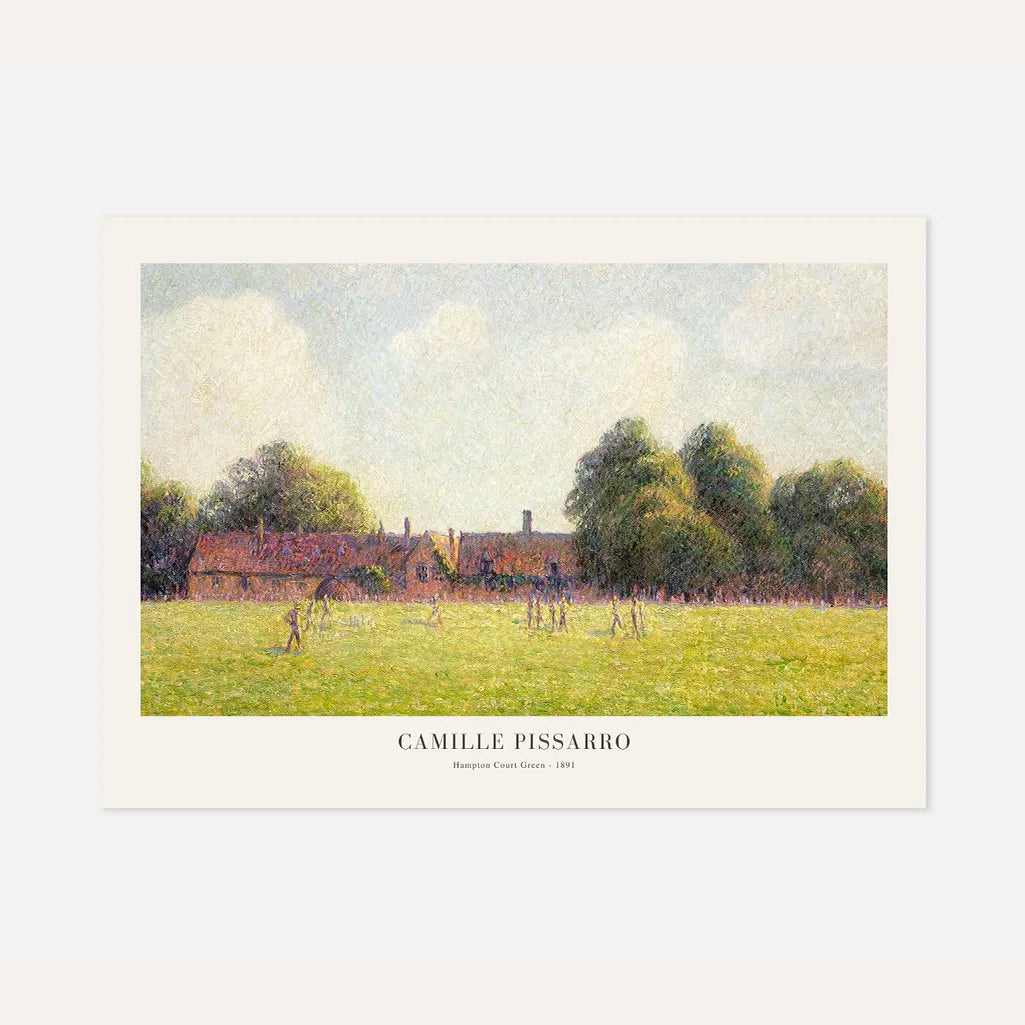 Camille Pissarro – Boomgaard van Hampton Court Poster
