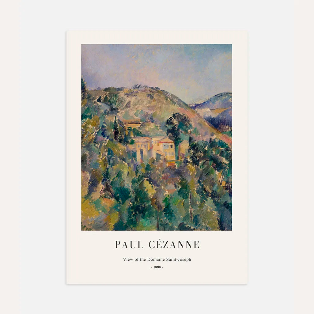 Paul Cézanne View of the Domaine Saint-Joseph Poster