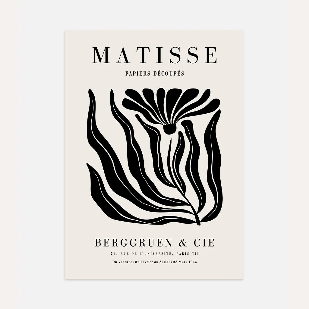Henri Matisse – Zwarte Bloem Poster