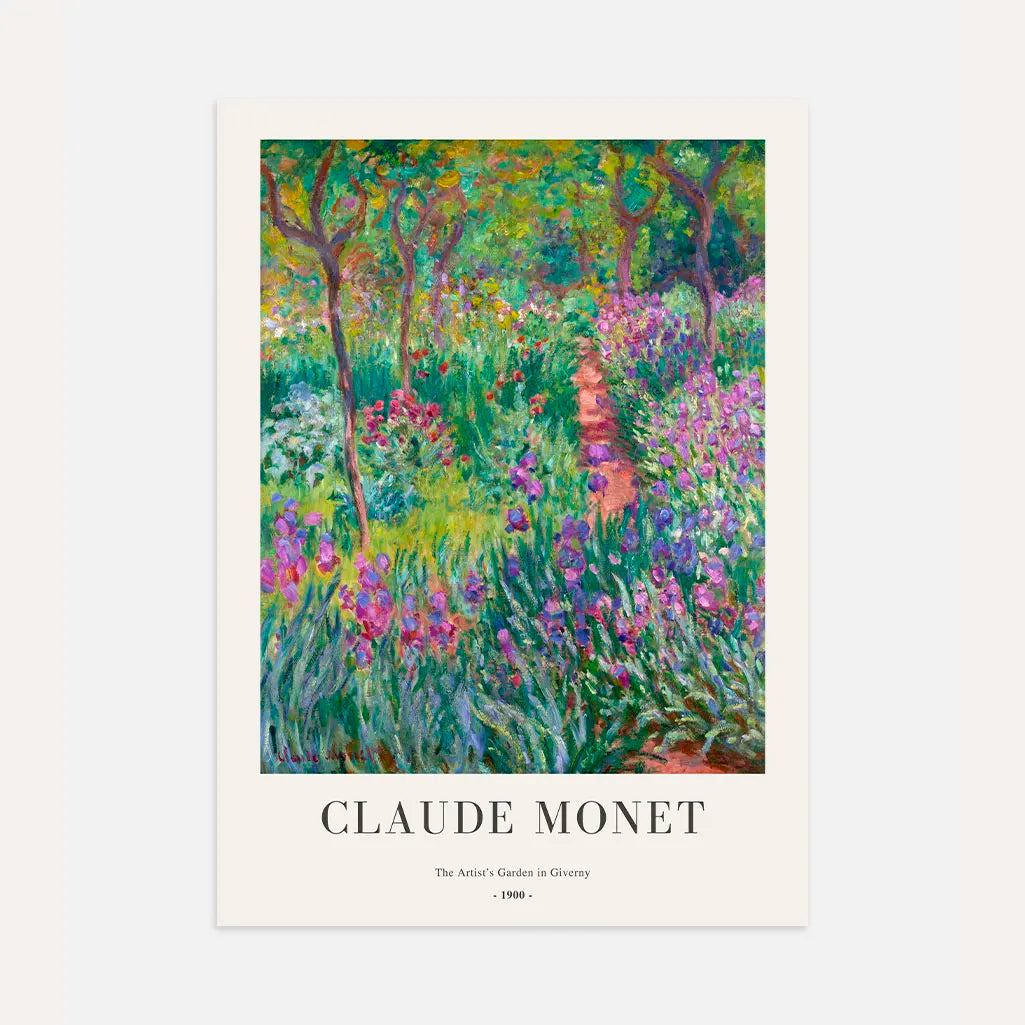 Claude Monet – De Tuin van de Kunstenaar in Giverny Poster