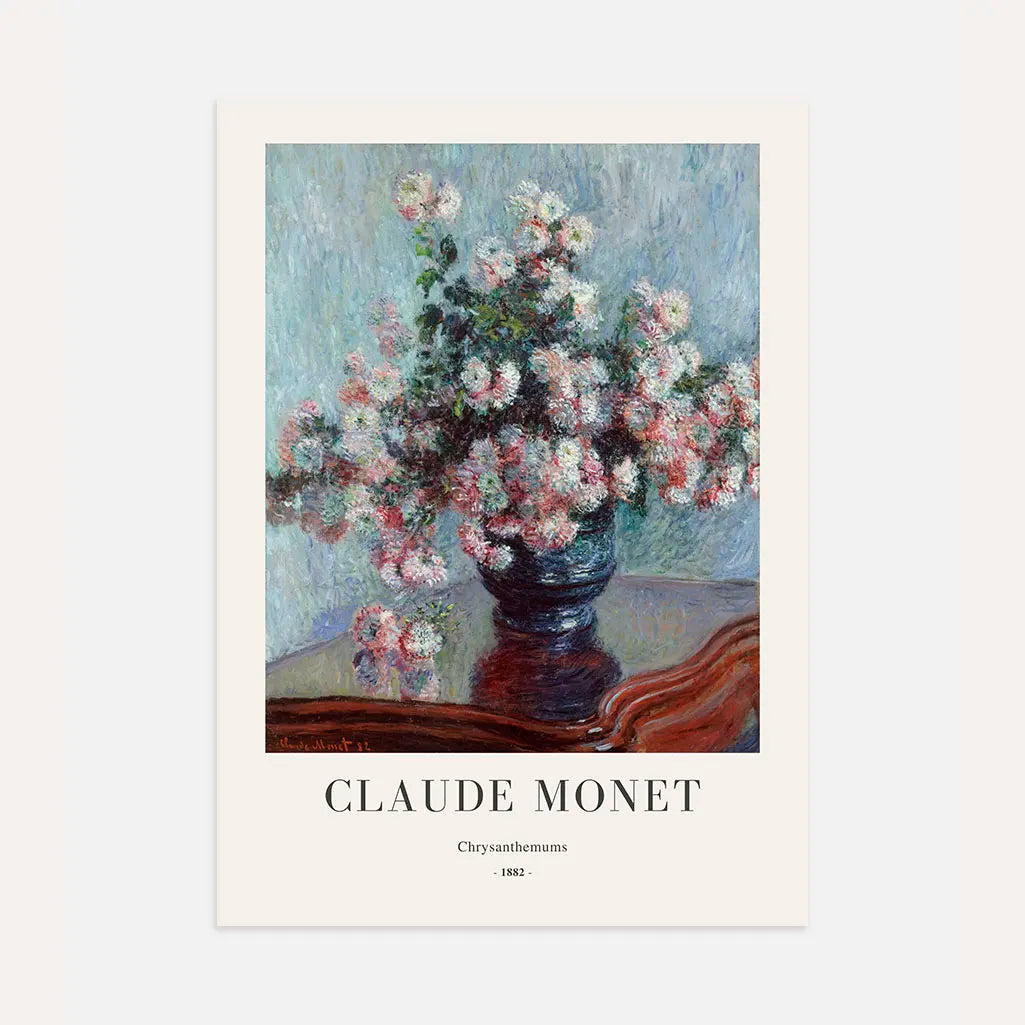 Claude Monet – Chrysanten Poster
