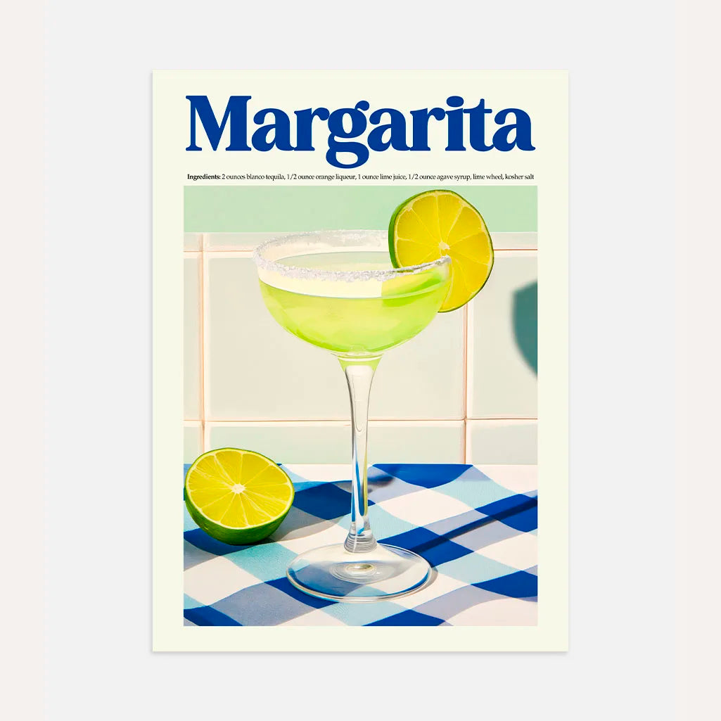 Margarita Verde Cocktail poster