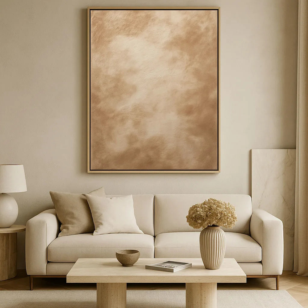 Ingelijst canvas – Vleugje zand