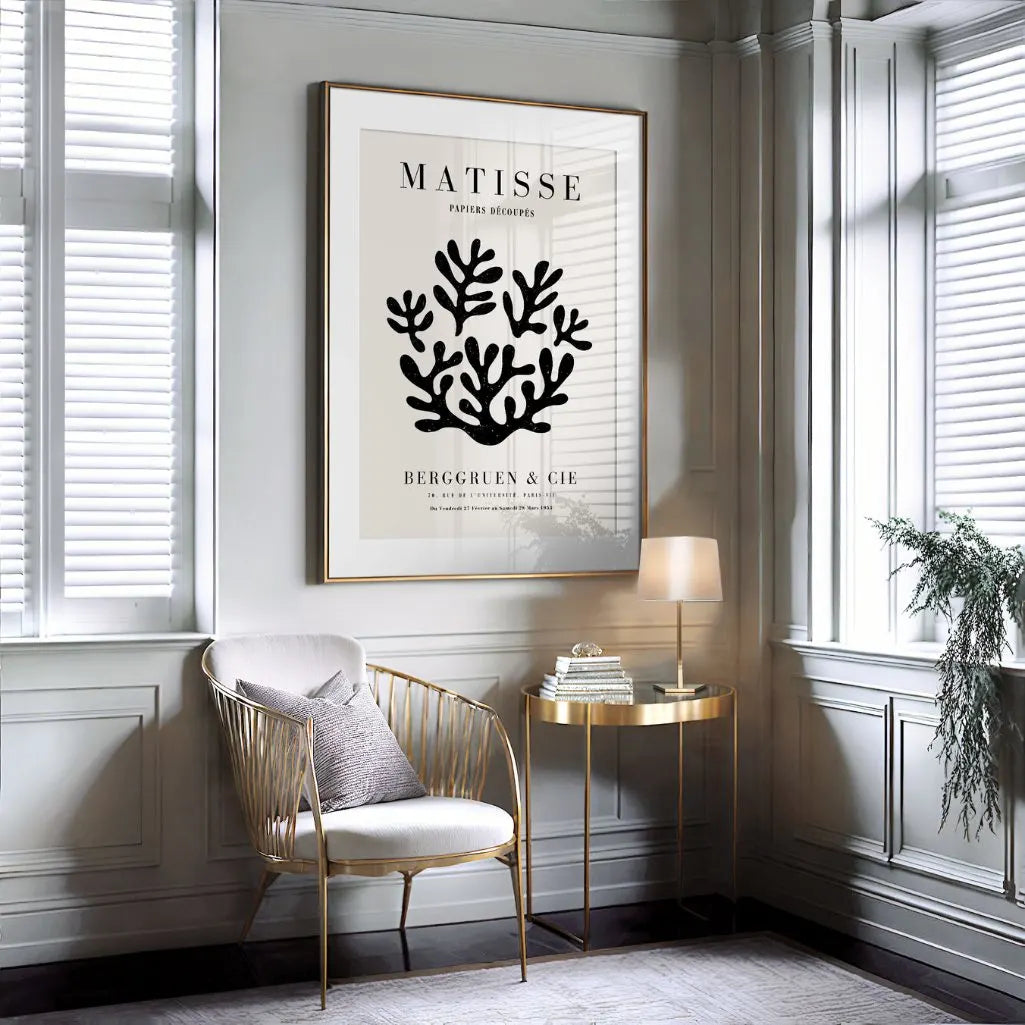 Henri Matisse – Zwarte Koralen Poster