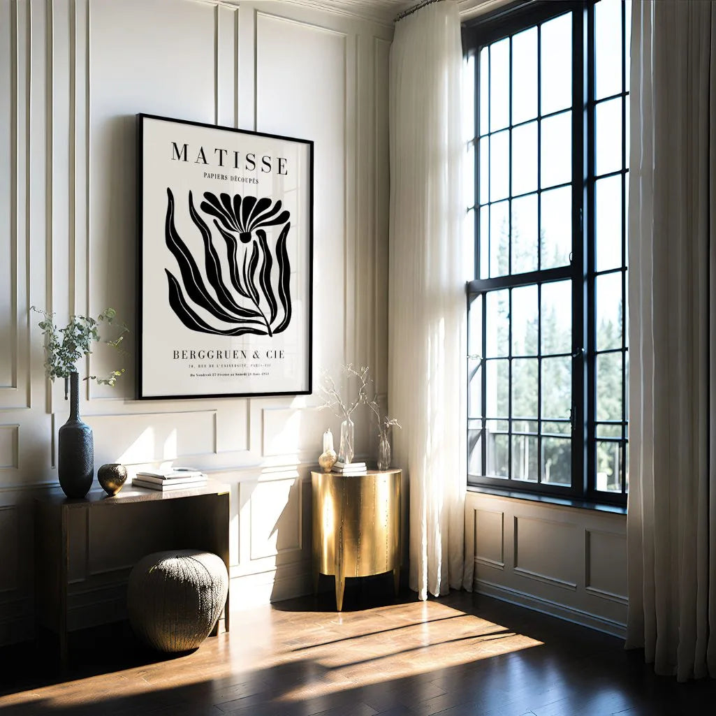 Henri Matisse – Zwarte Bloem Poster