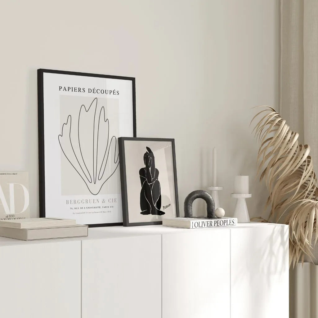 Henri Matisse – Minimalistische Koraallijn Poster