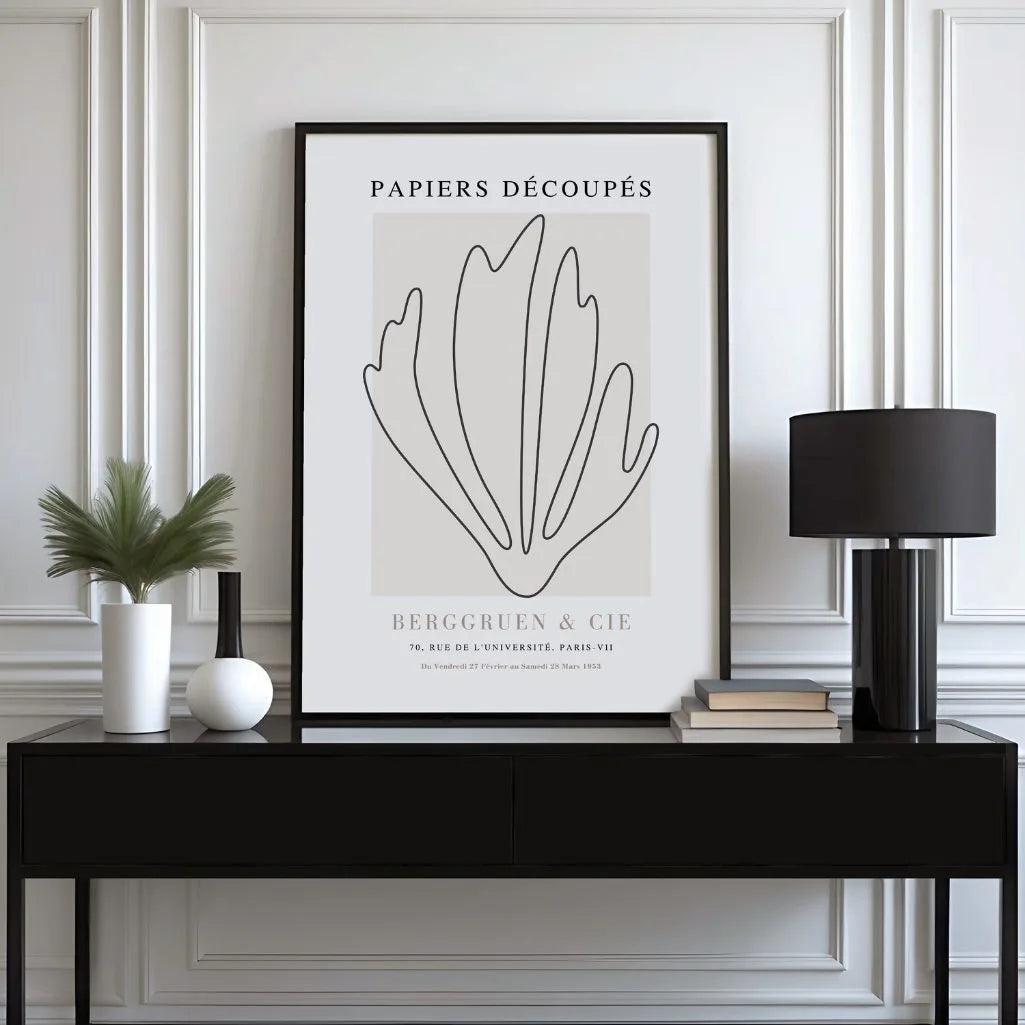Henri Matisse – Minimalistische Koraallijn Poster