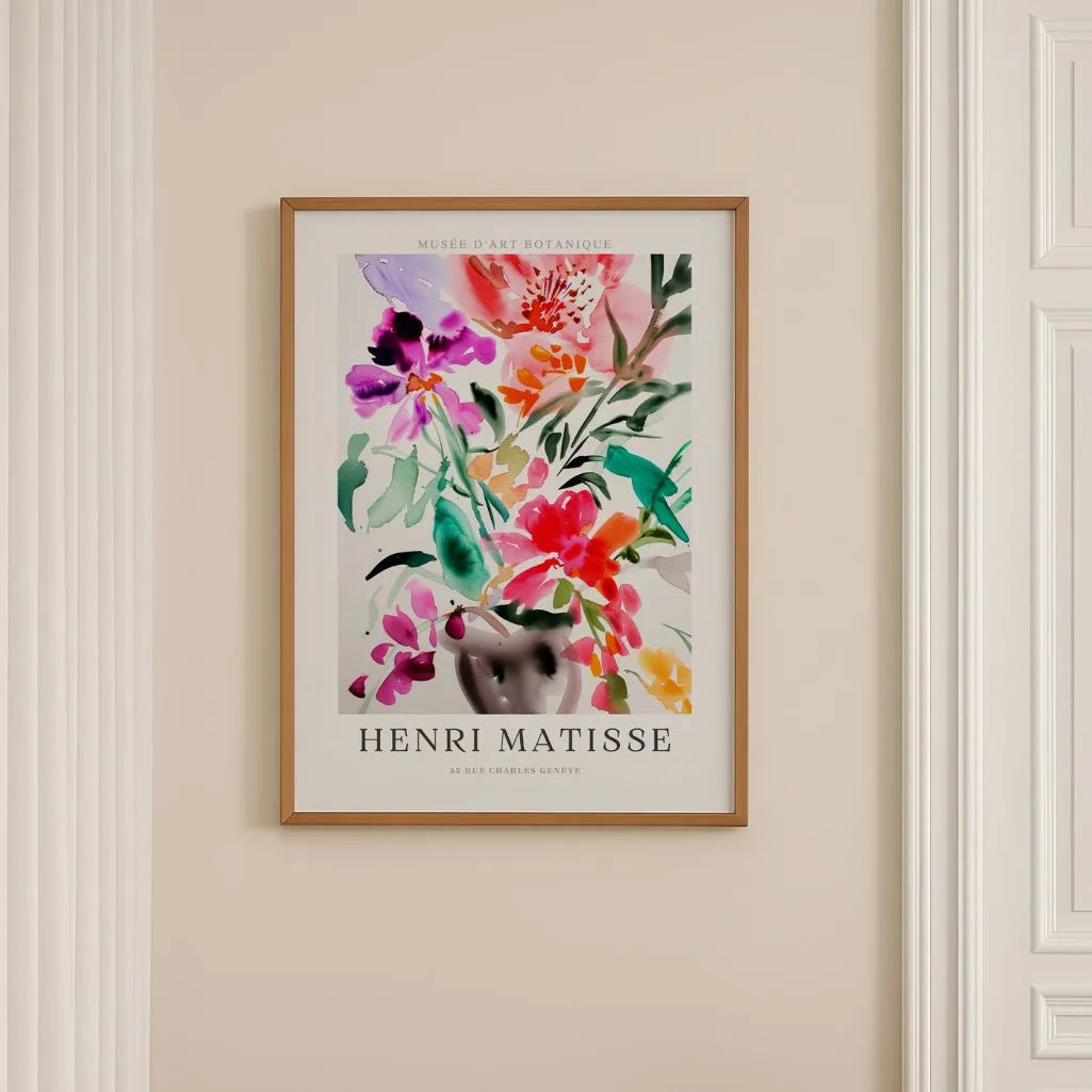 Matisse Aquarel Boeket Poster