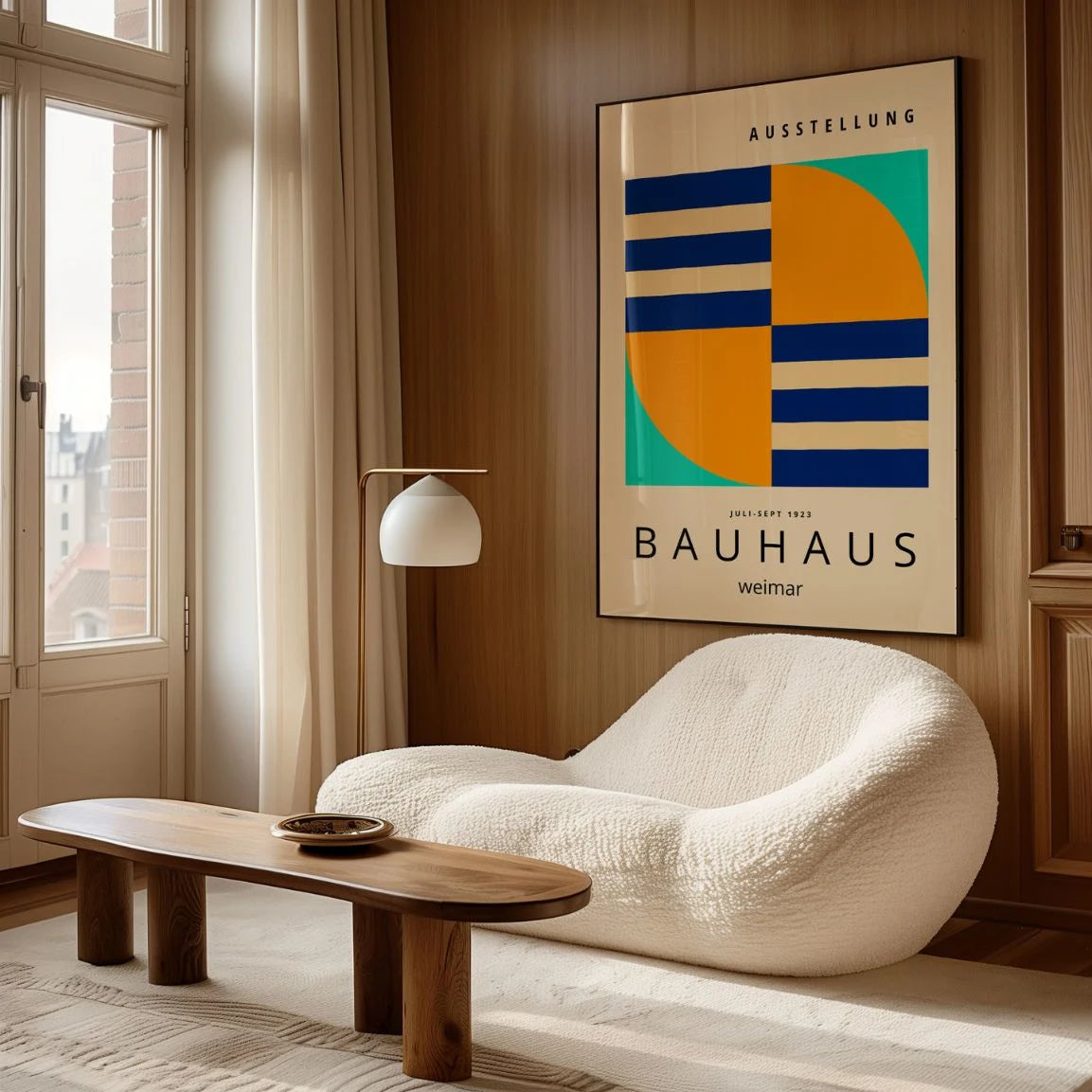 Bauhaus Turbine Contrast Poster