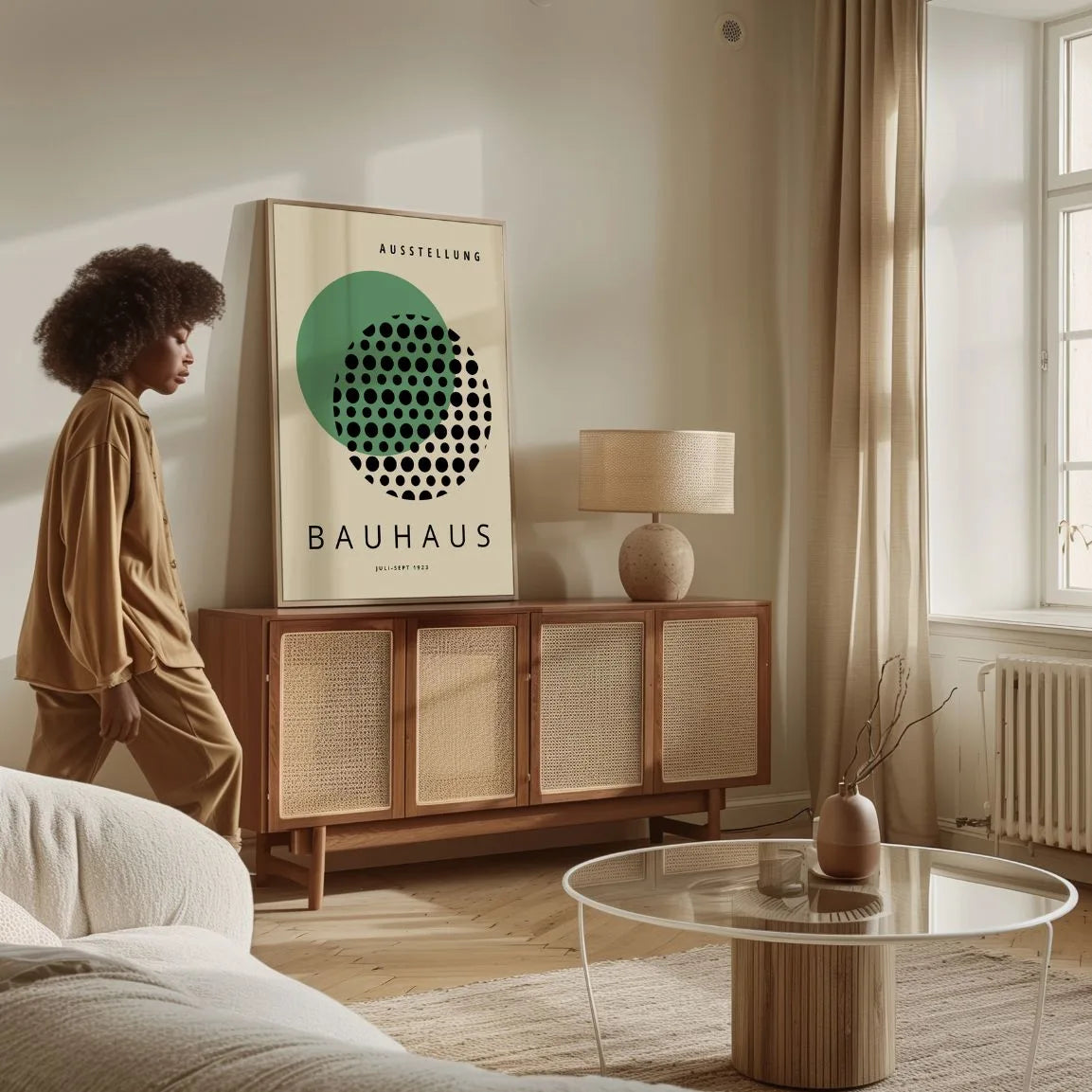 Bauhaus Groen Optisch Poster