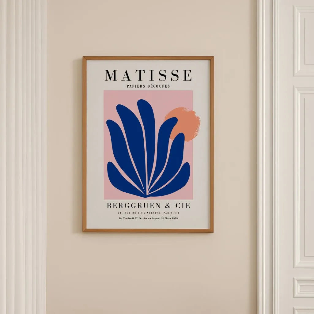 Matisse Blauw Roze Poster