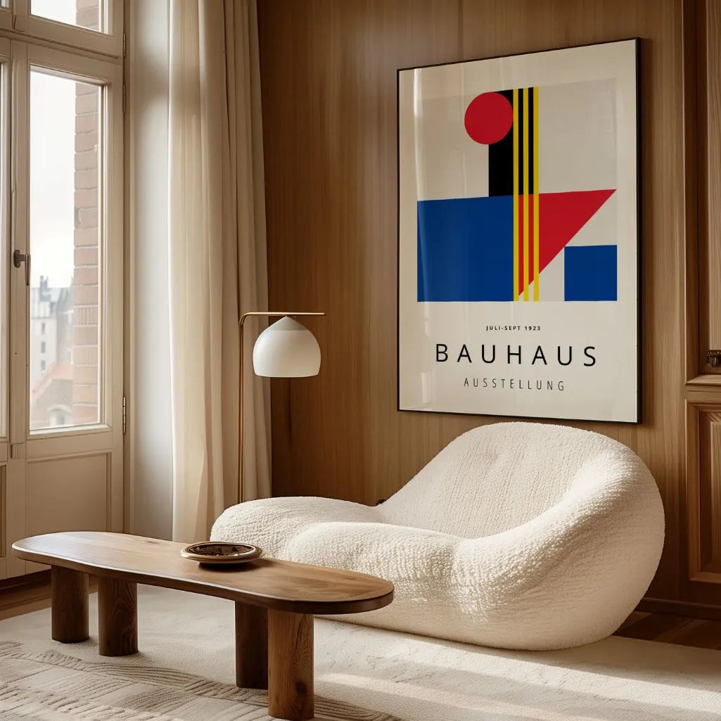Bauhaus Kleurcontrast Poster