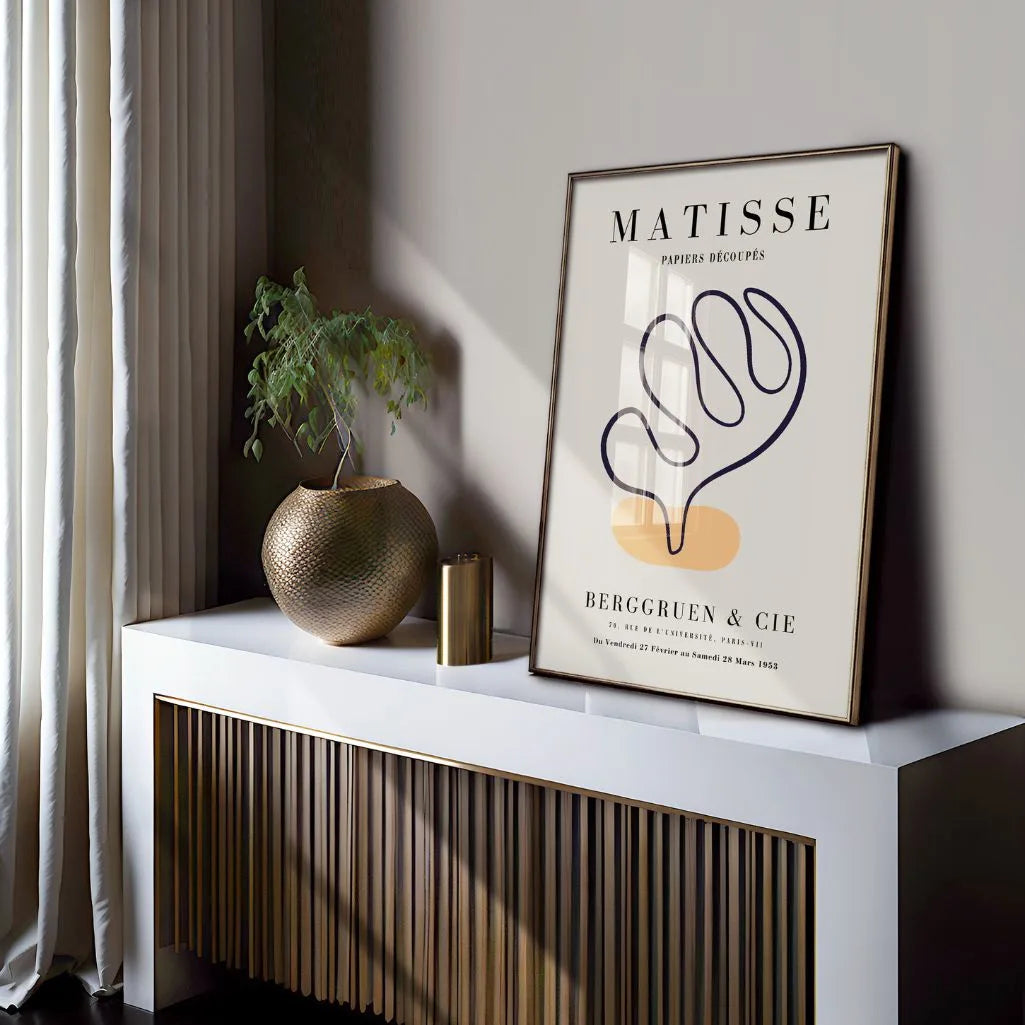 Matisse Oranje Accent Vorm Poster