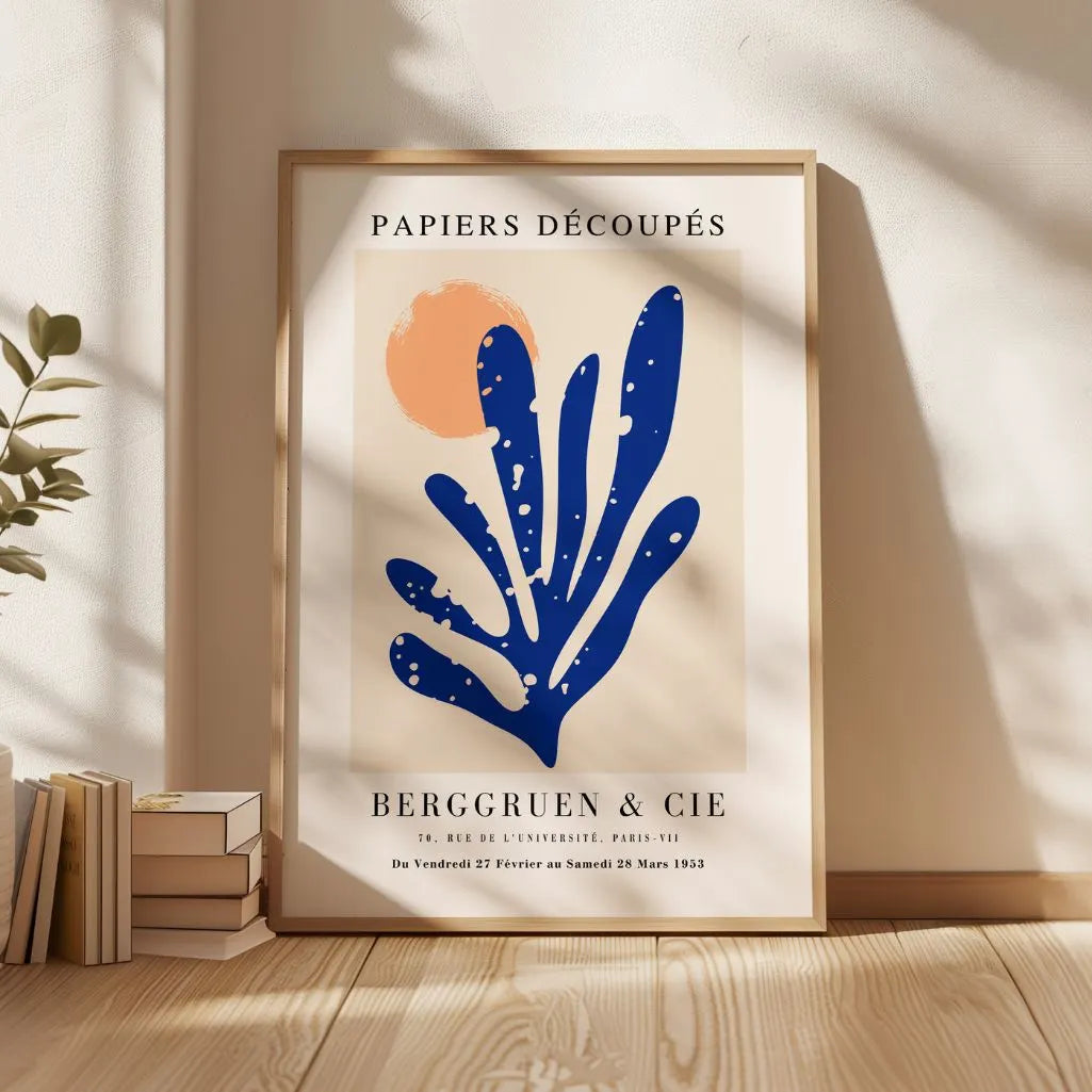 Matisse Diepblauw Zon Poster