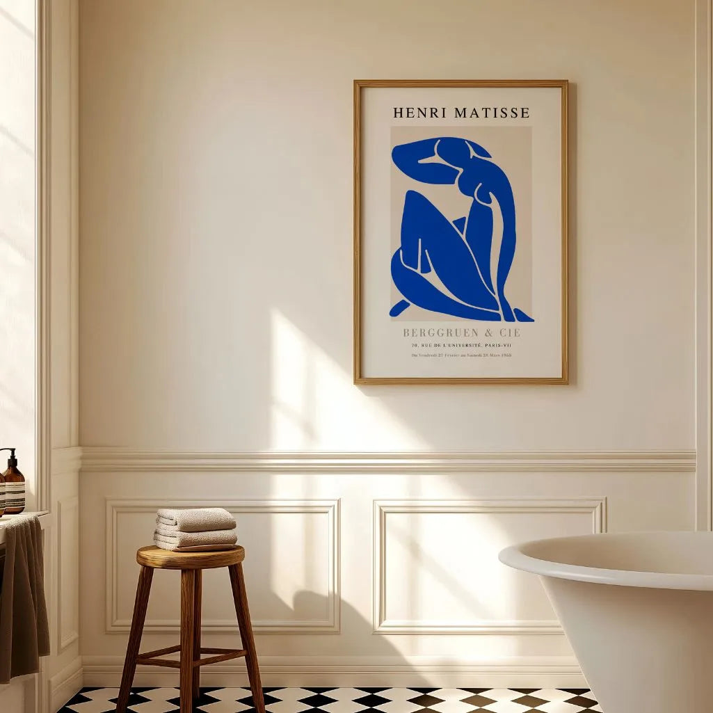 Matisse Nu Bleu Diepblauw Poster