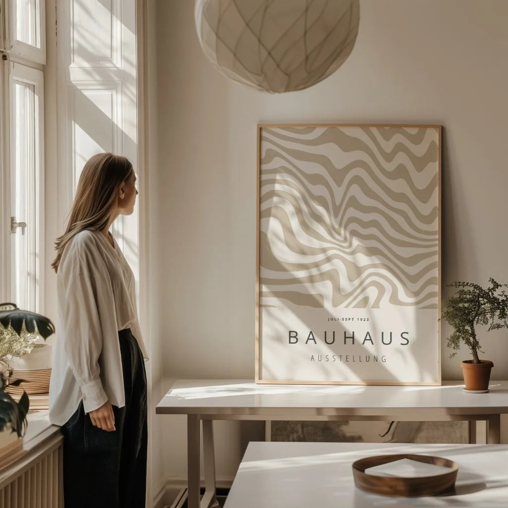 Bauhaus Zachte Golven Poster