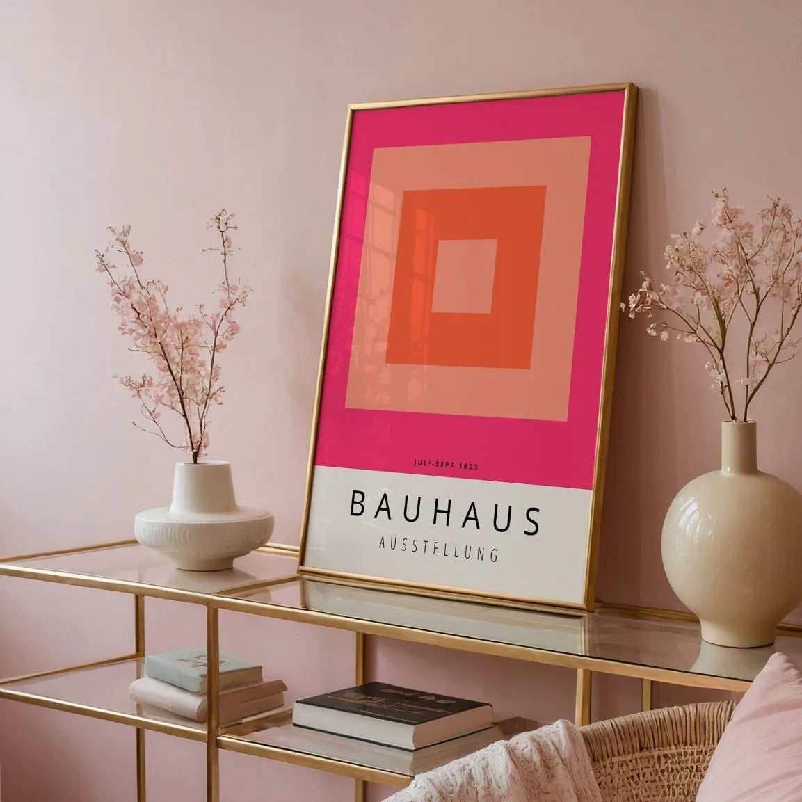 Bauhaus Oranje Poster