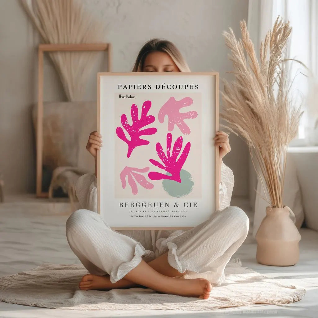 Matisse Roze Vrolijk Poster