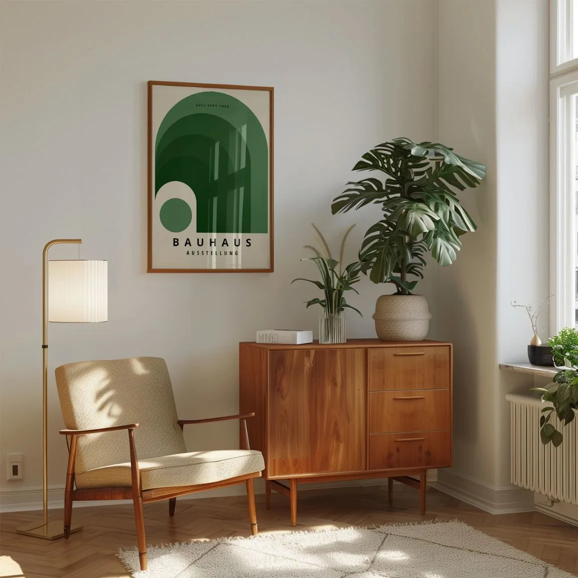 Bauhaus Groene Regenboog Poster