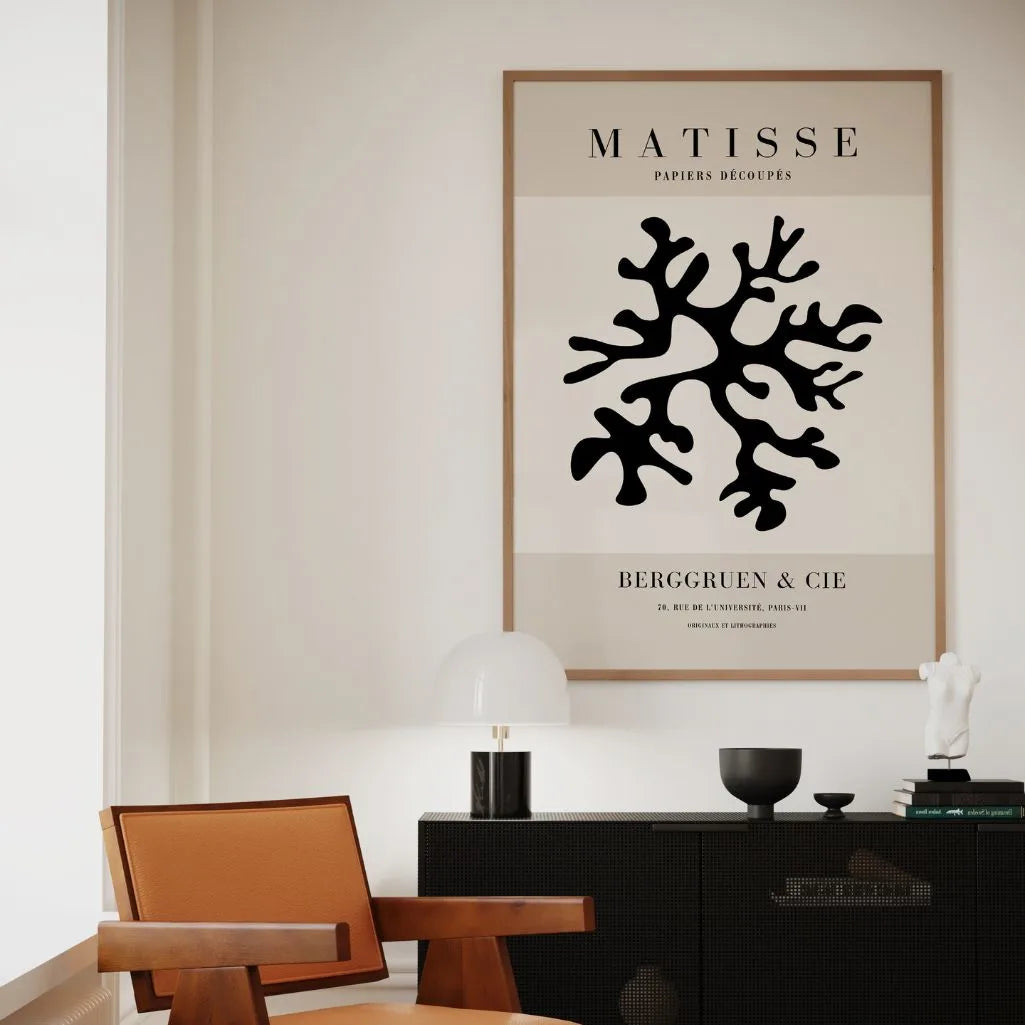Matisse Zwart Koraalrif Poster