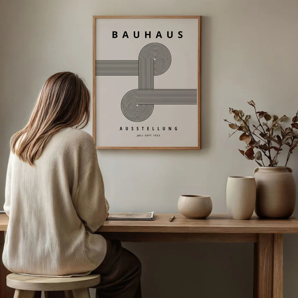 Bauhaus Lijnenbalans Poster