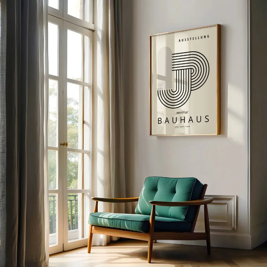 Bauhaus Lijnknoop Poster