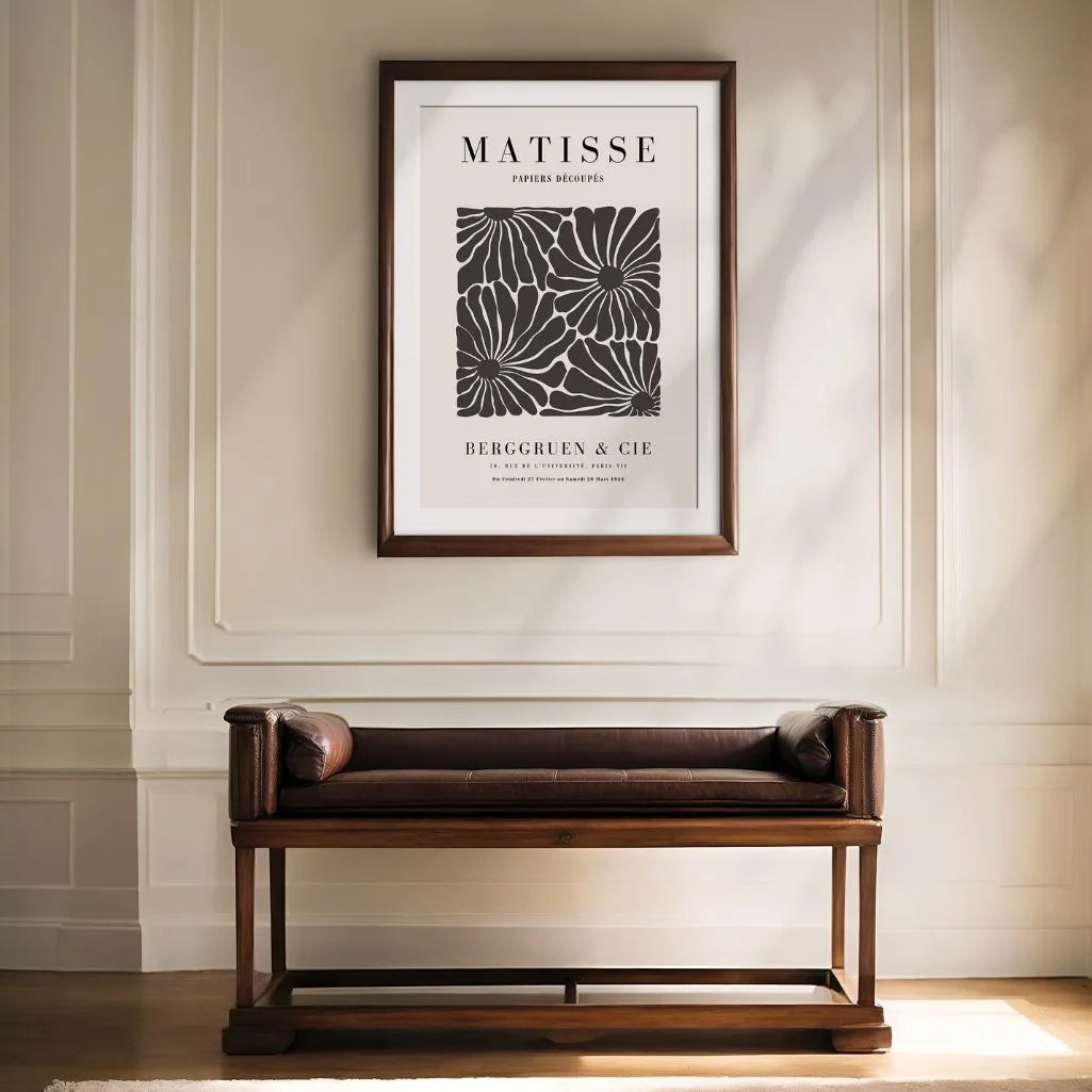Matisse Bruin Bloemen Poster