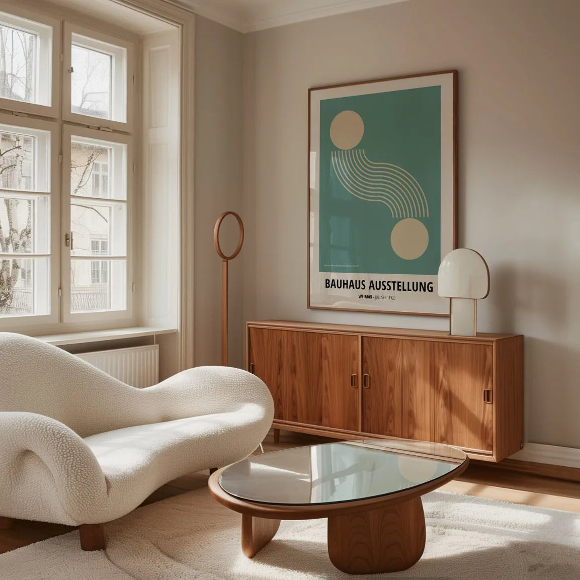 Bauhaus Geometrische Beweging Poster
