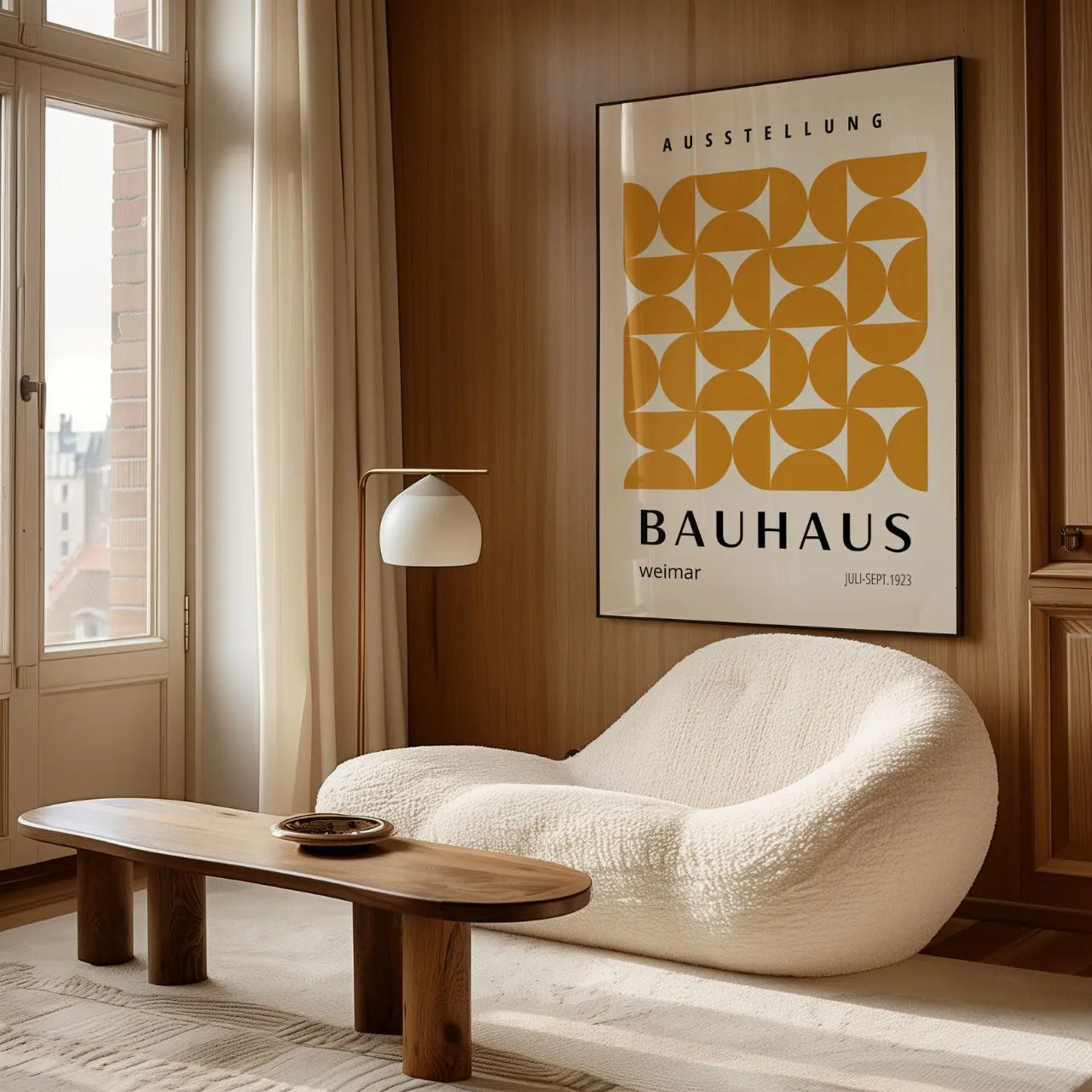 Bauhaus Goud Warmte Poster