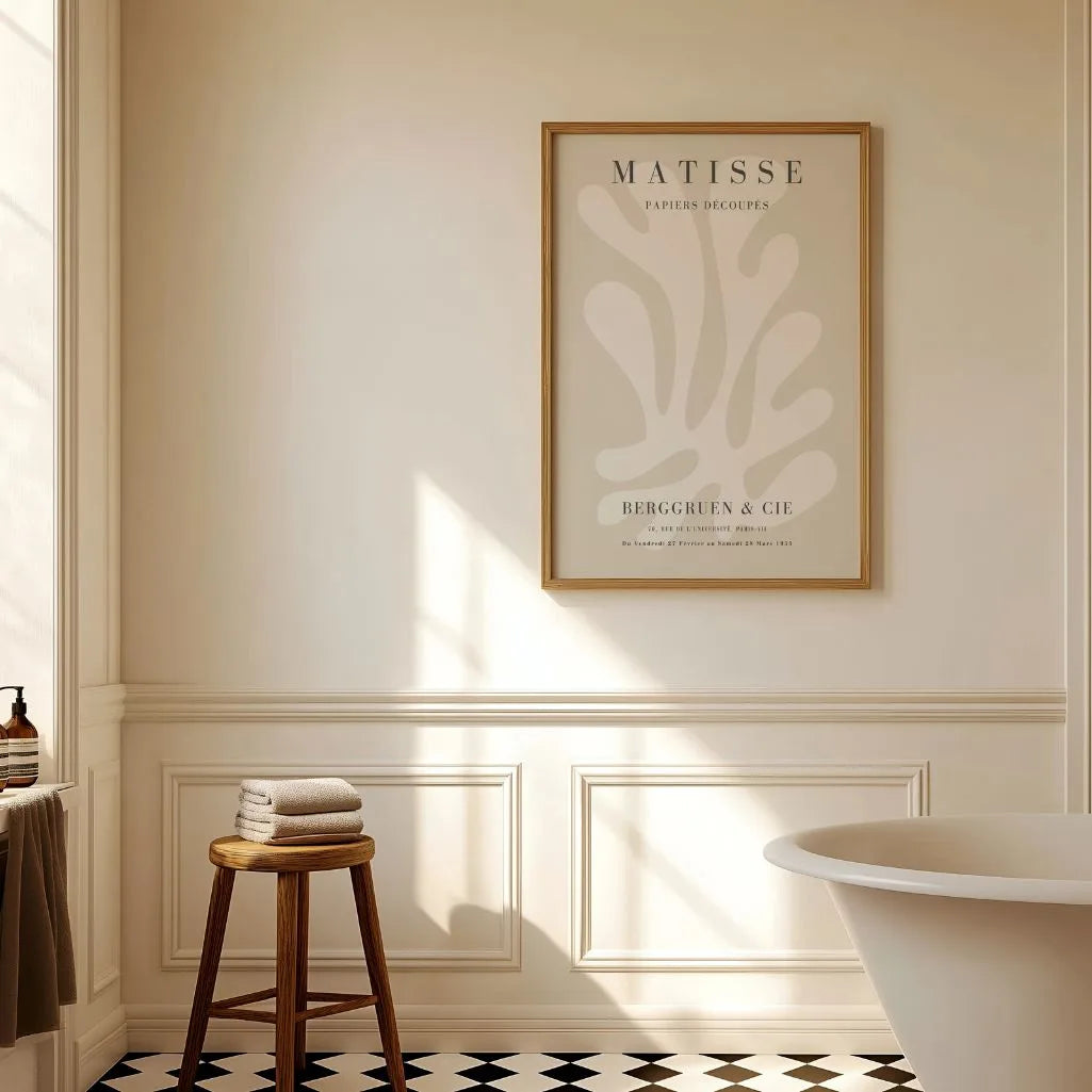 Matisse Beige Rust Poster